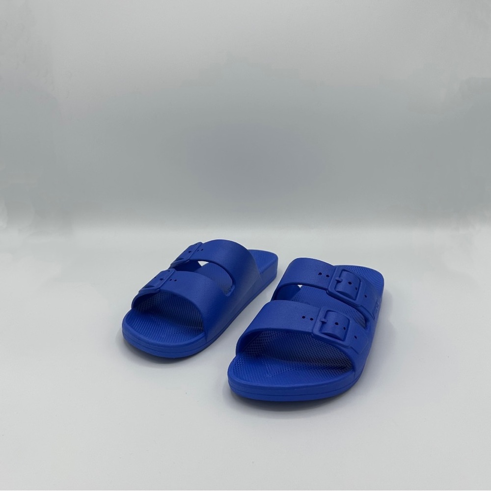 Freedom Moses Women’s Slides (Deep Blue, Women’s Size 10/10.5)